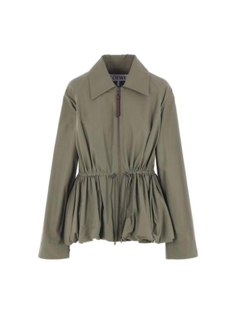 Loewe drawstring-waist gathered jacket
