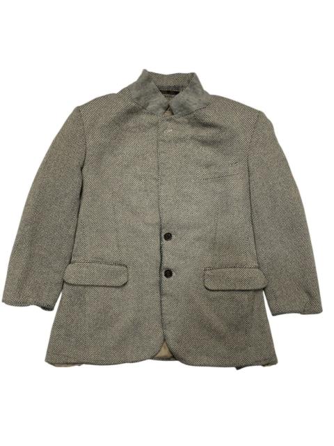 Burberry Check Wool / Silk Burberry London Blazer Coat