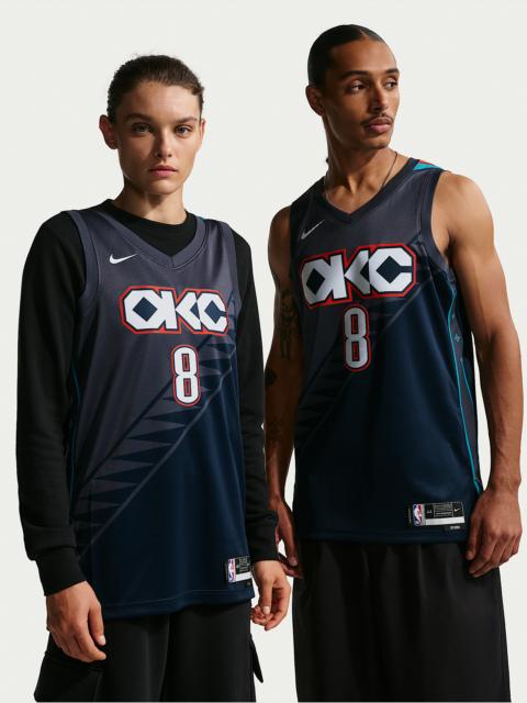 Nike Jalen Williams Oklahoma City Thunder City Edition Men's Nike NBA Swingman Jersey