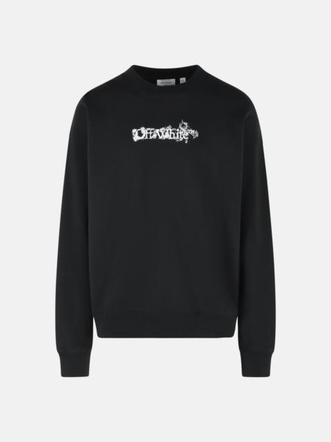 Off-White 'HERALDIC' BLACK COTTON SWEATSHIRT