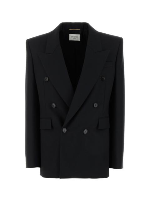 SAINT LAURENT Saint Laurent Women Black Wool Blazer
