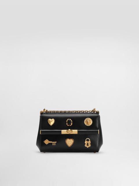 Marlene city mini bag in palmated calfskin