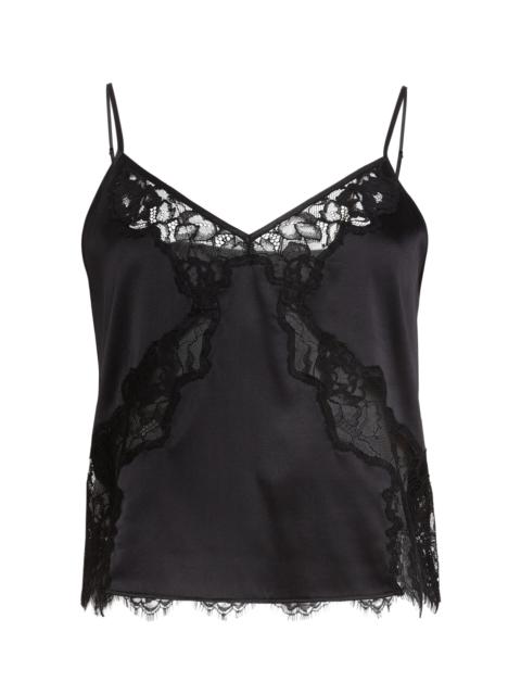 Fleur du Mal Juliette Silk-Lace Cami black