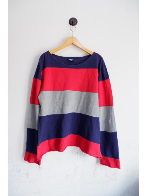 Other Designers Vintage Kavu Patchwork Stripes Boxy Fit Long Sleeve