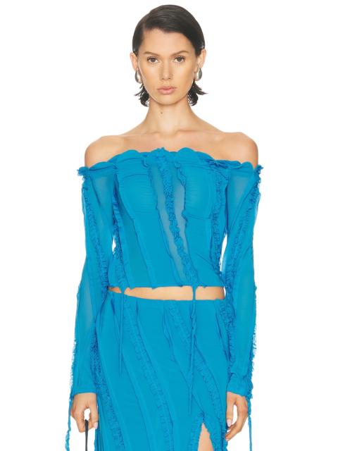 Blumarine Long Sleeve Top