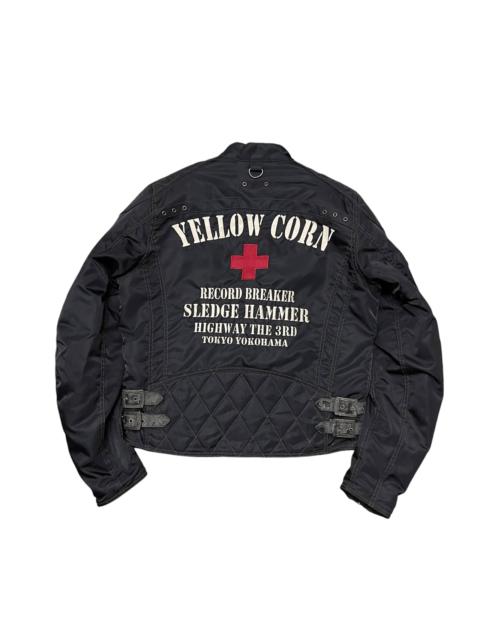 Other Designers Vintage Yellow Corn Motor Sport Equipment Jacket
