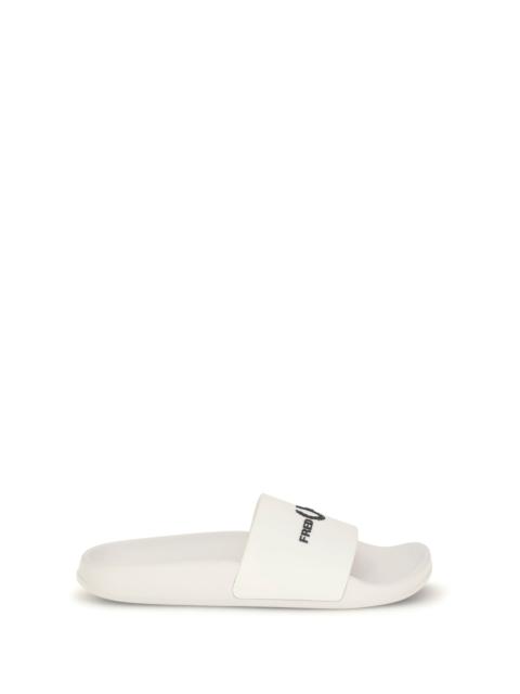 Fred Perry Fred Perry Rubber Slides White Men