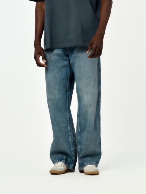 Maison Margiela CROPPED JAPANESE DENIM PANTS (LIGHT BLUE)