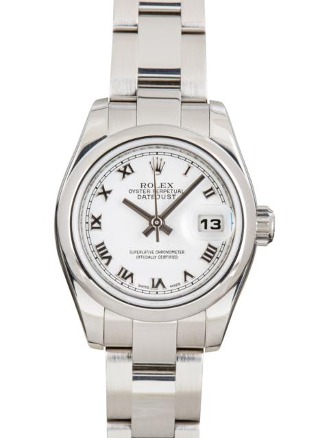 ROLEX Lady Rolex Datejust 179160 White Roman Dial
