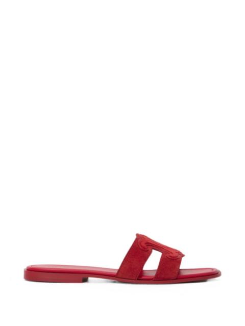 CELINE Celine Women Marina Suede Leather Sandals