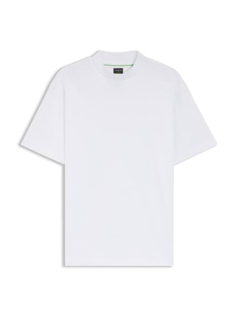 BOSS PORSCHE X BOSS RELAXED-FIT T-SHIRT WITH LOGO COLLAR