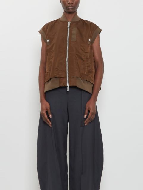 sacai Nylon Twill Vest