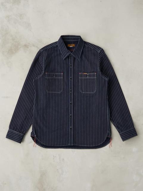 Iron Heart 266-IND - Work Shirt - 12oz Indigo Wabash Twill
