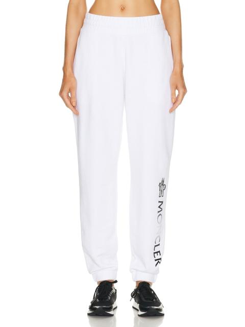 Moncler Logo Degrade Jogger In White