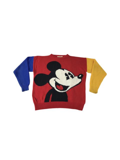 Other Designers Mickey Mouse - Disney Mickey Mouse Colour Block Big Character Knit Wear