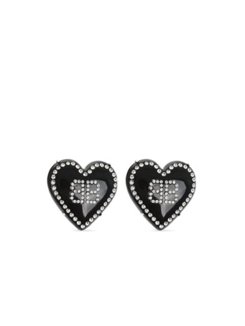 Heart-shaped earrings