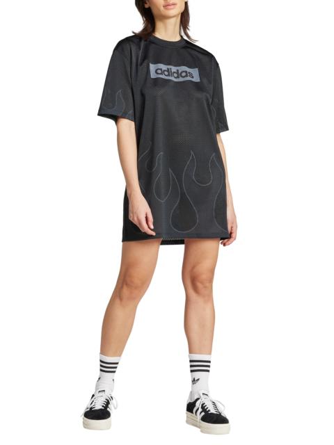 adidas Hockey Mesh Minidress in Black at Nordstrom