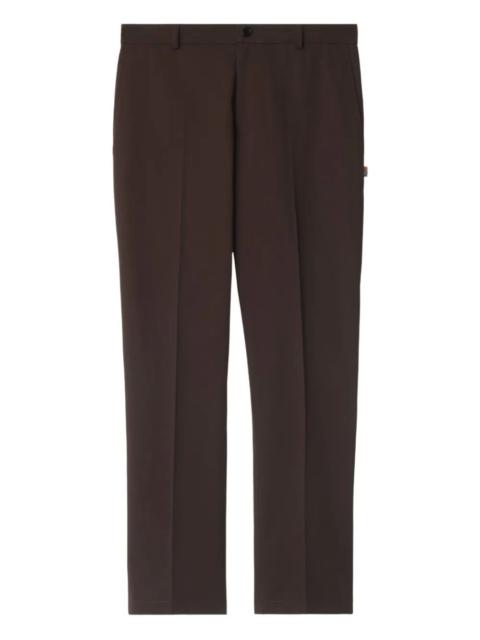 Burberry Burberry Men Slim Fit Cotton Chino Trousers