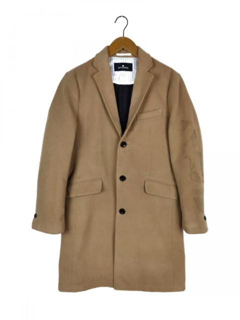 Other Designers Nano Universe - Japan Beige Heavy Coat Jacket Outerwear