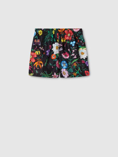 GUCCI Printed nylon swim shorts