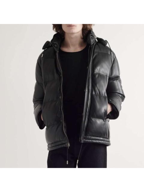 SAINT LAURENT Saint Laurent Leather Puffer in Medium