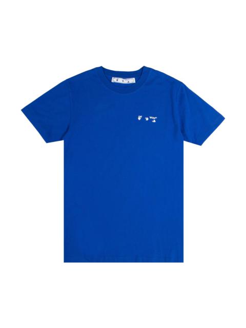 Off-White Off-White Logo Slim Tee 'Blue'
