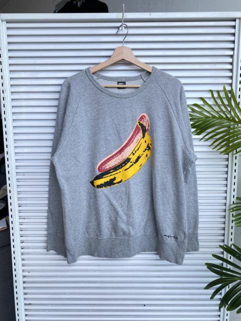 Other Designers Vintage Andy Warhol Banana Crewneck Travis Style Scott