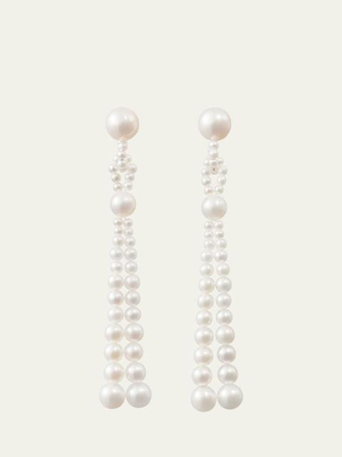 SOPHIE BILLE BRAHE Opera Freshwater Pearl Tassel Earrings