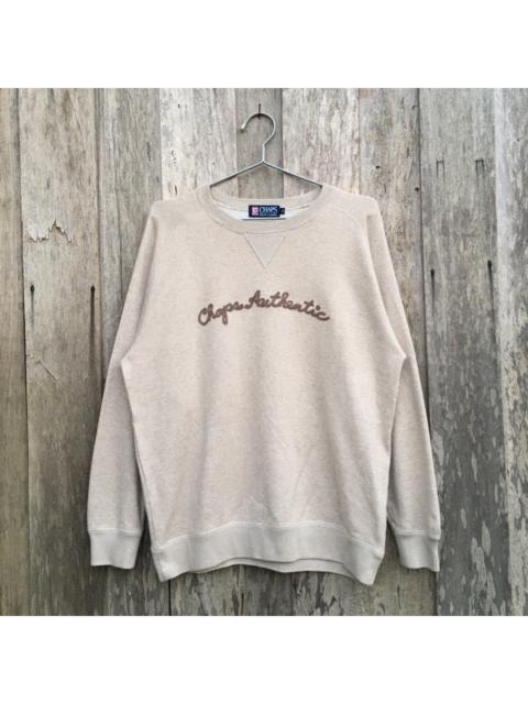 Other Designers Vintage - Vintage Chaps Ralph Lauren Spell Out Sweatshirt Big Logo
