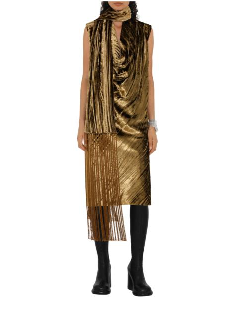 burberry Velvet Dress in Camp at Nordstrom