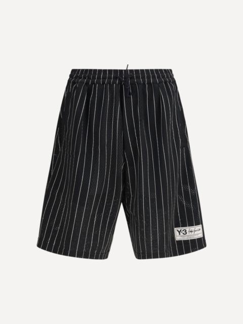 Y-3 Striped mesh Shorts