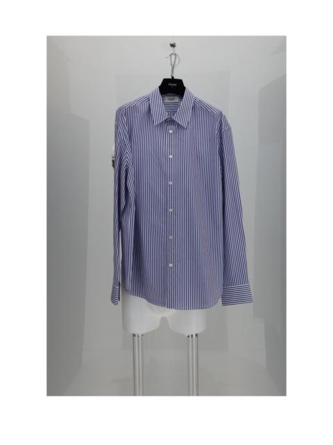 CELINE Celine Loose Shirt Craie/Bleu Men