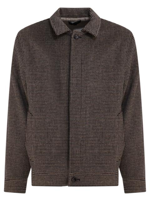 Vince Vince Houndstooth Overshirt Jacket