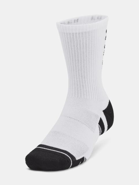 Under Armour Unisex UA Performance Tech 3-Pack Crew Socks