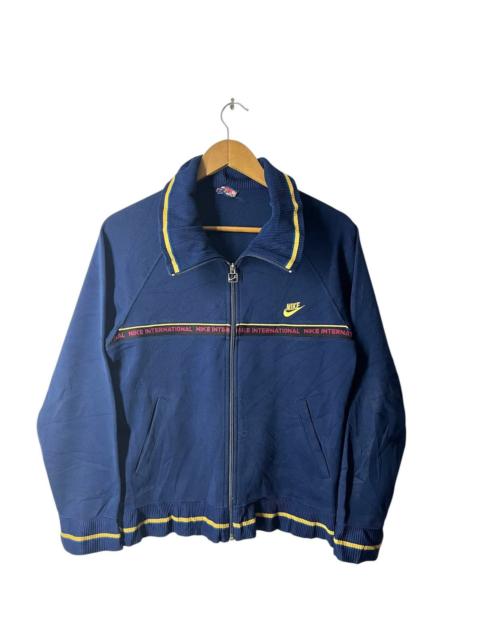 Nike VINTAGE NIKE SWOOSH 90s TRACKTOP JACKET DISSTRESSED