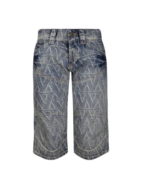 VAQUERA KNEE PAD SHORTS - BLUE