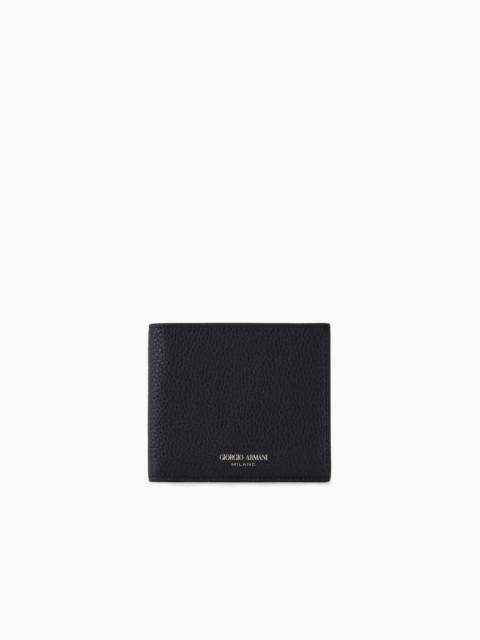 GIORGIO ARMANI BIFOLD LEATHER WALLET