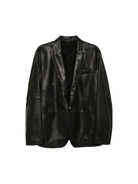 GIORGIO ARMANI LEATHER BLAZER
