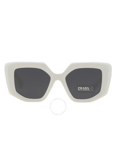 Prada Prada Dark Grey Irregular Ladies Sunglasses PR 14ZS 1425S0 50