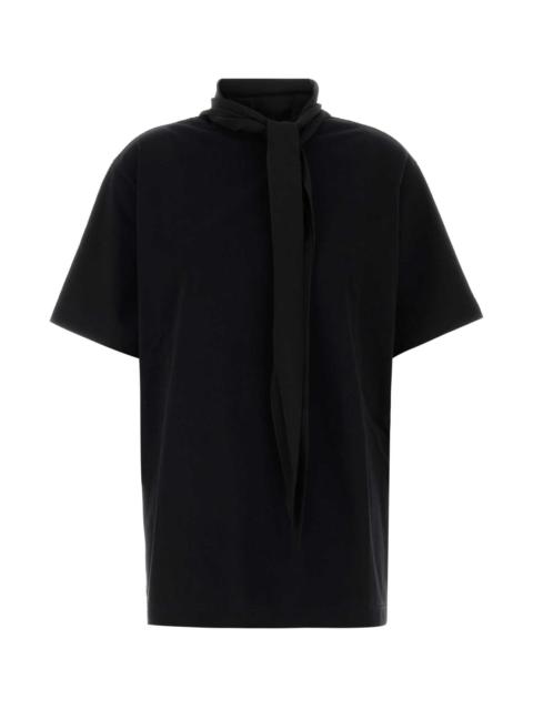 Carven Carven Women Black Cotton Oversize T-Shirt