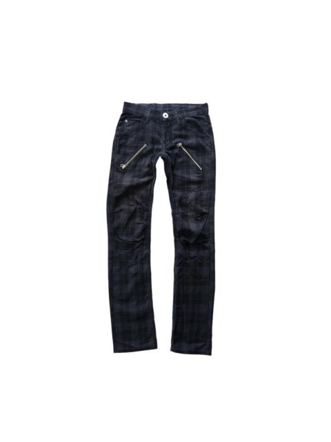 Other Designers Lee cowboy Union made green tartan slim pants