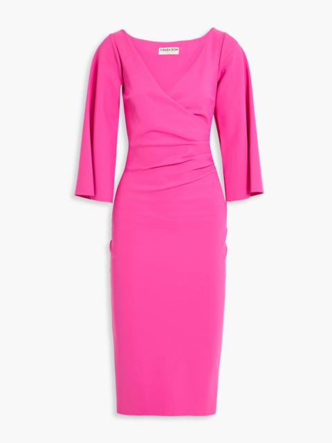 Other Designers Masami wrap-effect stretch-jersey midi dress