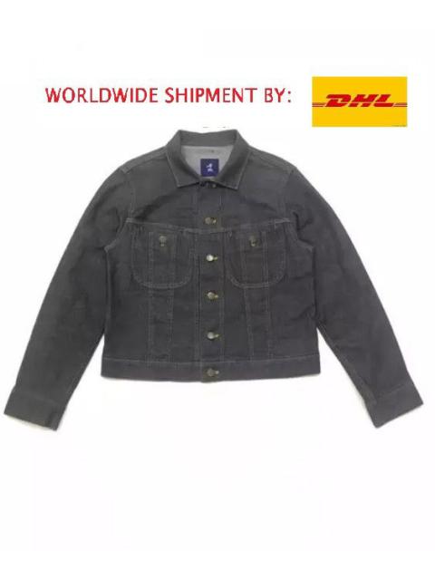 Other Designers Issey Miyake - HAI SPORTING GEAR CROPPED STRETCHABLE DENIM JACKET MEDIUM