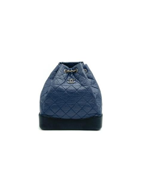 CHANEL Chanel No. 25 Navy Gabrielle Backpack Medium