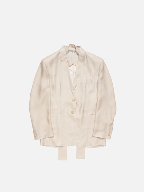 Acne Studios Single-breasted suit jacket - Beige Multi