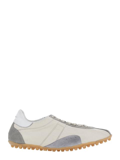 Maison Margiela Maison Margiela Women 'Sprinters' Beige Sneaker With Insert Design And Notched Sole In Leather Woman