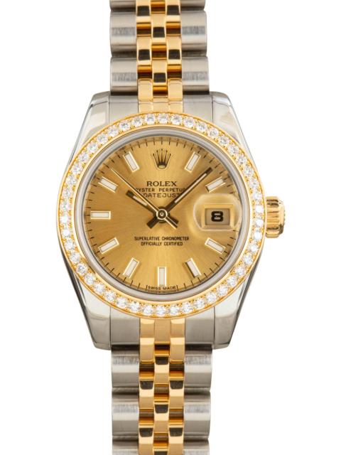 ROLEX Lady Rolex Datejust 31 Two Tone 179383 Diamond Bezel