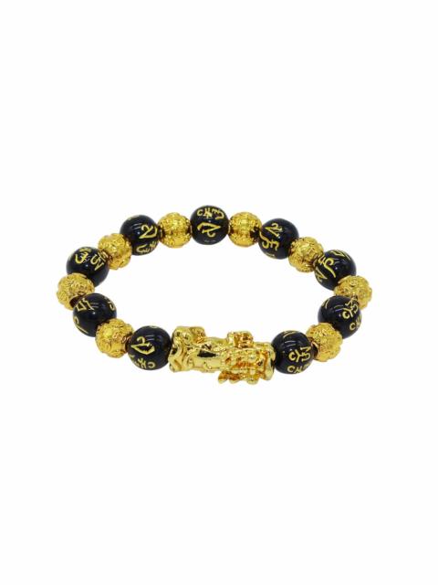 Other Designers Bracelet - Gold Dragon & Script