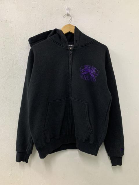 Other Designers Japanese Brand - BLACK FLYS Zipper Hoodie Big Back Print