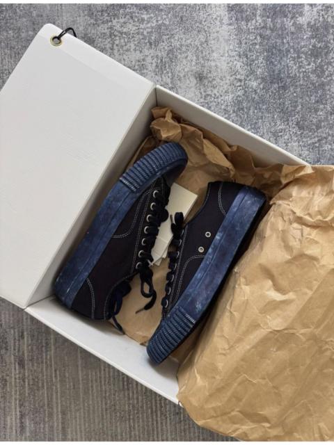 visvim VISVIM 23SS SKAGWAY LO N.D. X RONHERMAN indigo-dyed canvas shoes